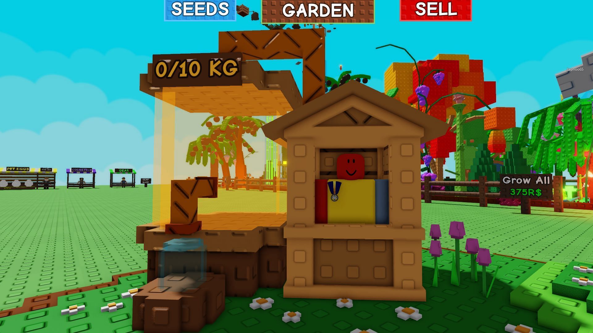 Offer fruits with the Pollinated Mutation to get honey (Image via Roblox)
